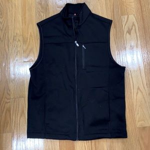 Van Heusen Black zip-up vest
